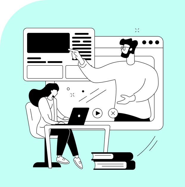 Digital Website Design Illustration